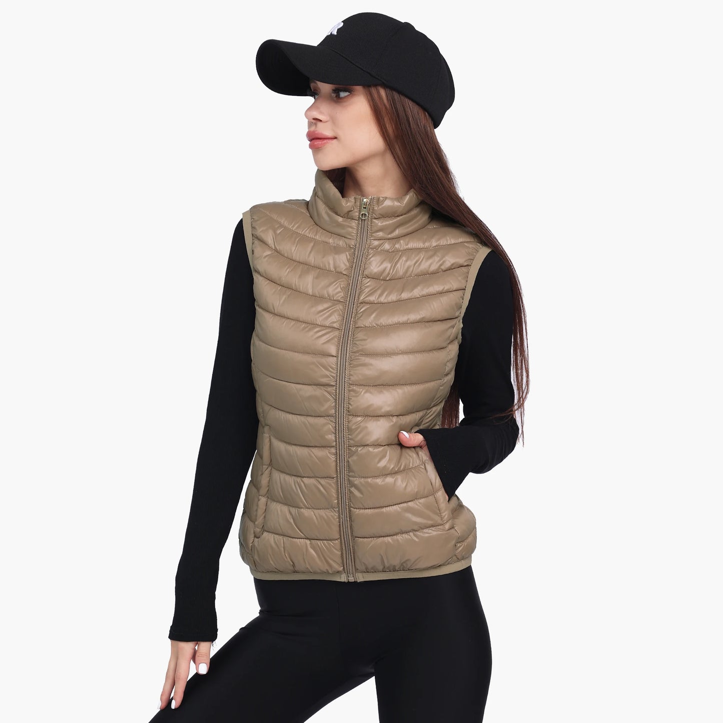 Colete Puffer Feminino Santelon - Leve, Impermeável e Acolchoado