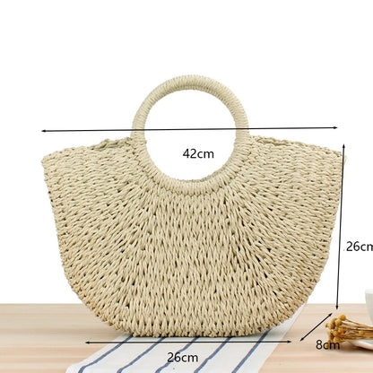 Mala BohoWave – Elegância Artesanal para o Verão